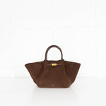DeMellier Brown Suede Midi New York Tote