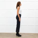Paige Black Denim Anessa Cropped Jeans