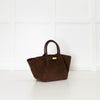 DeMellier Brown Suede Midi New York Tote