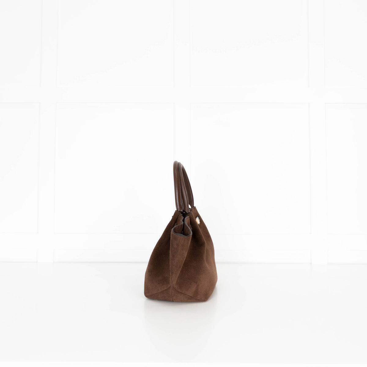 DeMellier Brown Suede Midi New York Tote