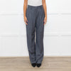 The Frankie Shop Grey Light Wool Blend High Waisted Trousers