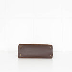 DeMellier Brown Suede Hudson Top Handle Bag