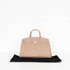 DeMellier Hudson Dark Sand Leather Tote