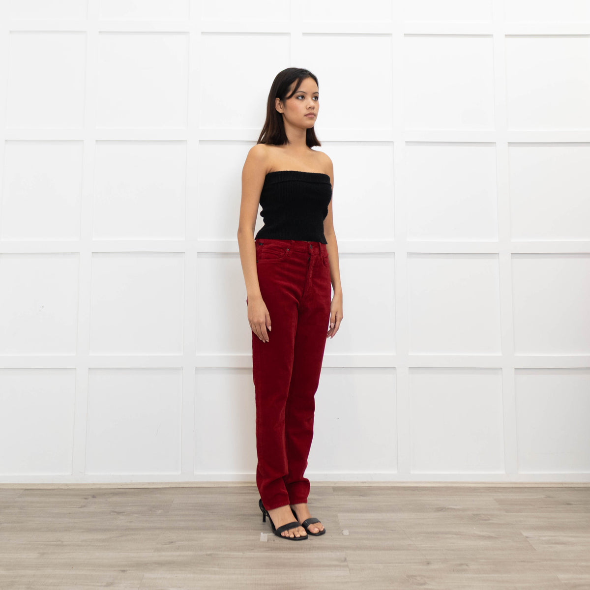 Citizens of Humanity Olivia Red Corduroy Jeans