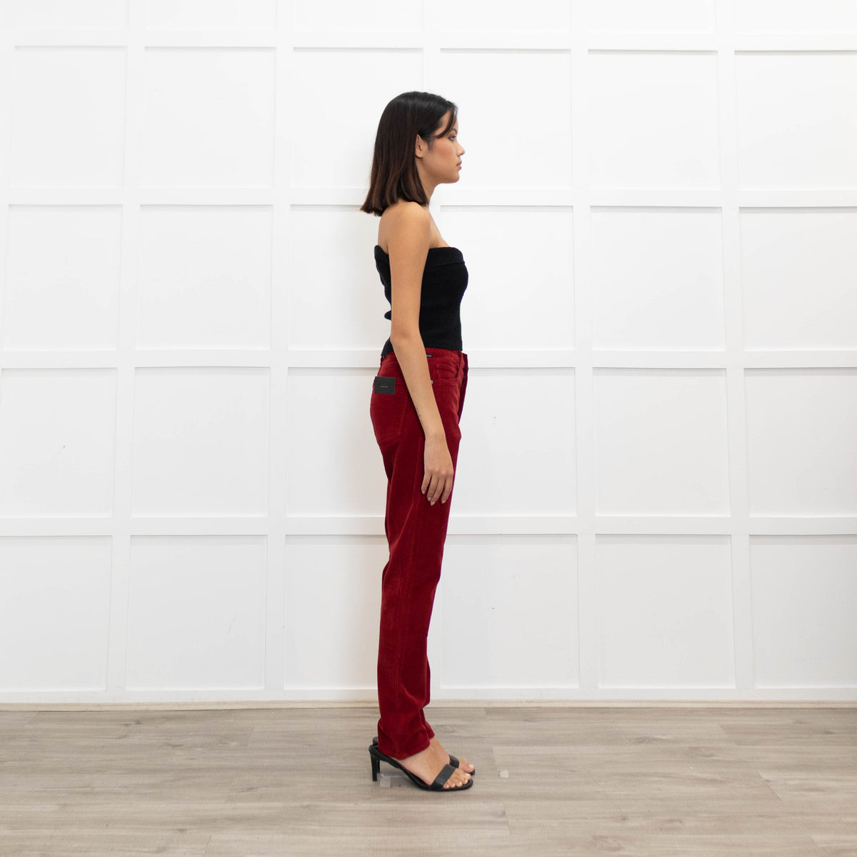 Citizens of Humanity Olivia Red Corduroy Jeans