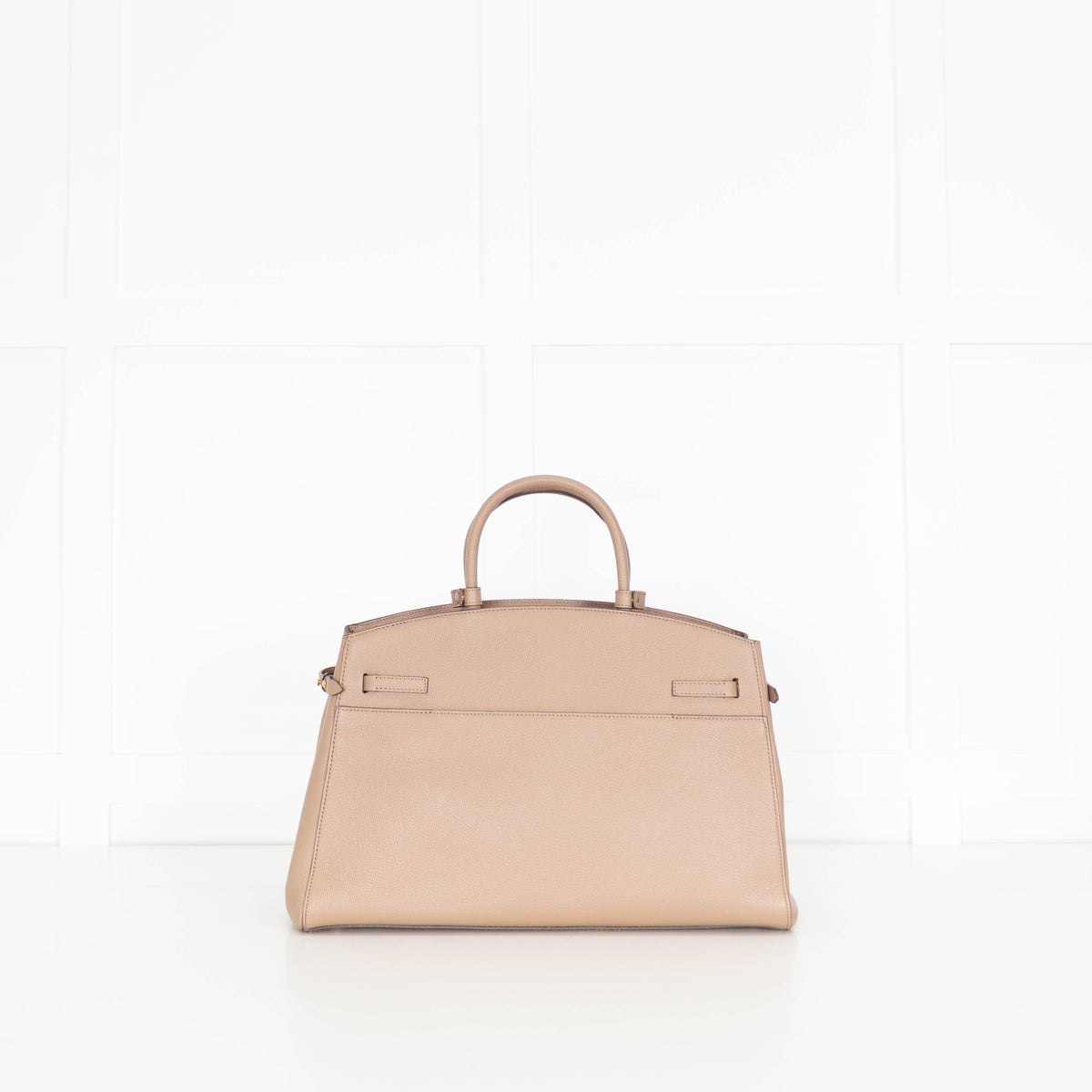 DeMellier Hudson Dark Sand Leather Tote