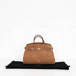 DeMellier Tan Suede Hudson Tote Bag