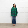 Suncoo Green Check Shacket