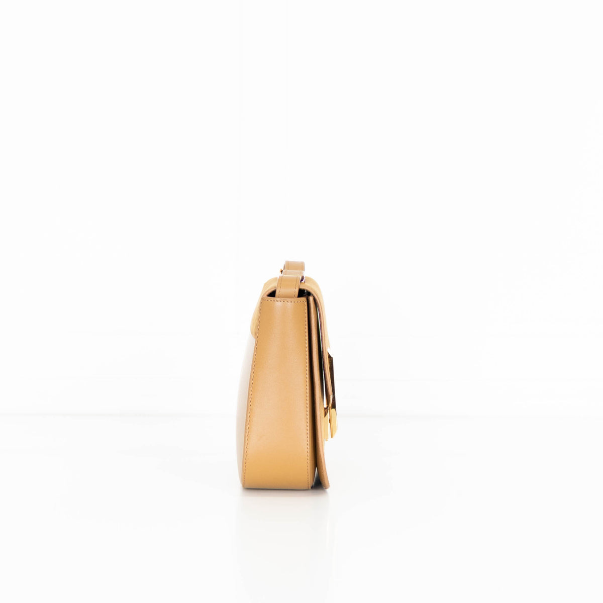 DeMellier Vancouver Gold Suede Crossbody Bag