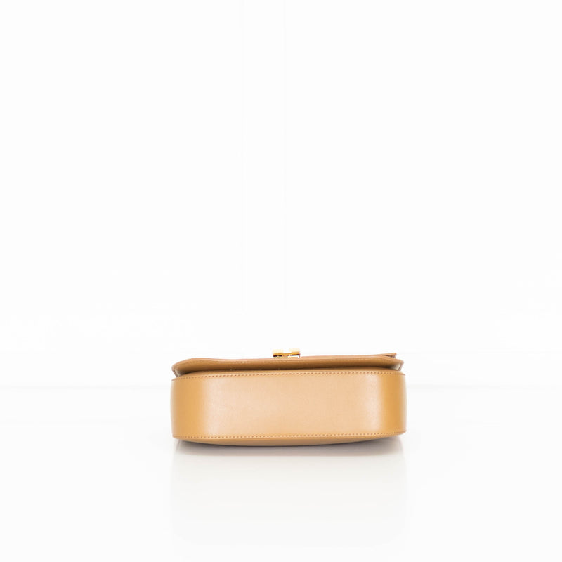 DeMellier Vancouver Gold Suede Crossbody Bag