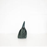 DeMeiller Green Suede Midi New York Tote