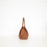 Demellier Tan Grain Leather New York Tote