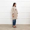 PIU PIU Oatmeal Coat With Giant Button