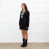 Valentino Black Silver Sequin Embellished Tunic