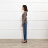 N. Peal Brown Cable Knit Cashmere Cardigan