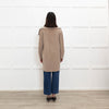 Marella Brown Coat With Funnel Neck