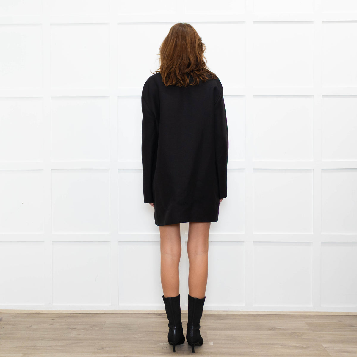 Valentino Black Silver Sequin Embellished Tunic