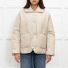 TreBarraBi Ivory Nylon Puffa Jacket