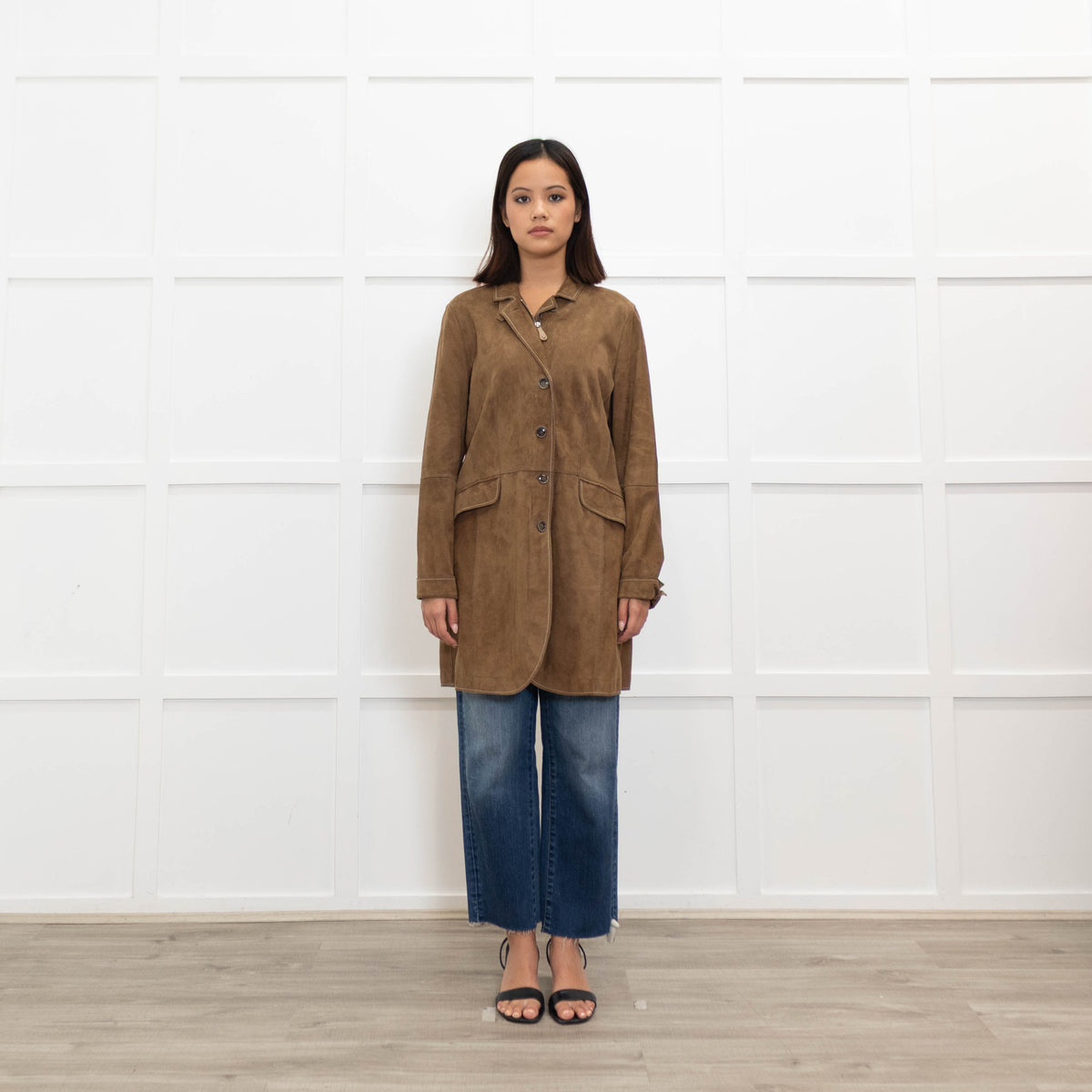 Mabrun Brown Suede Jacket