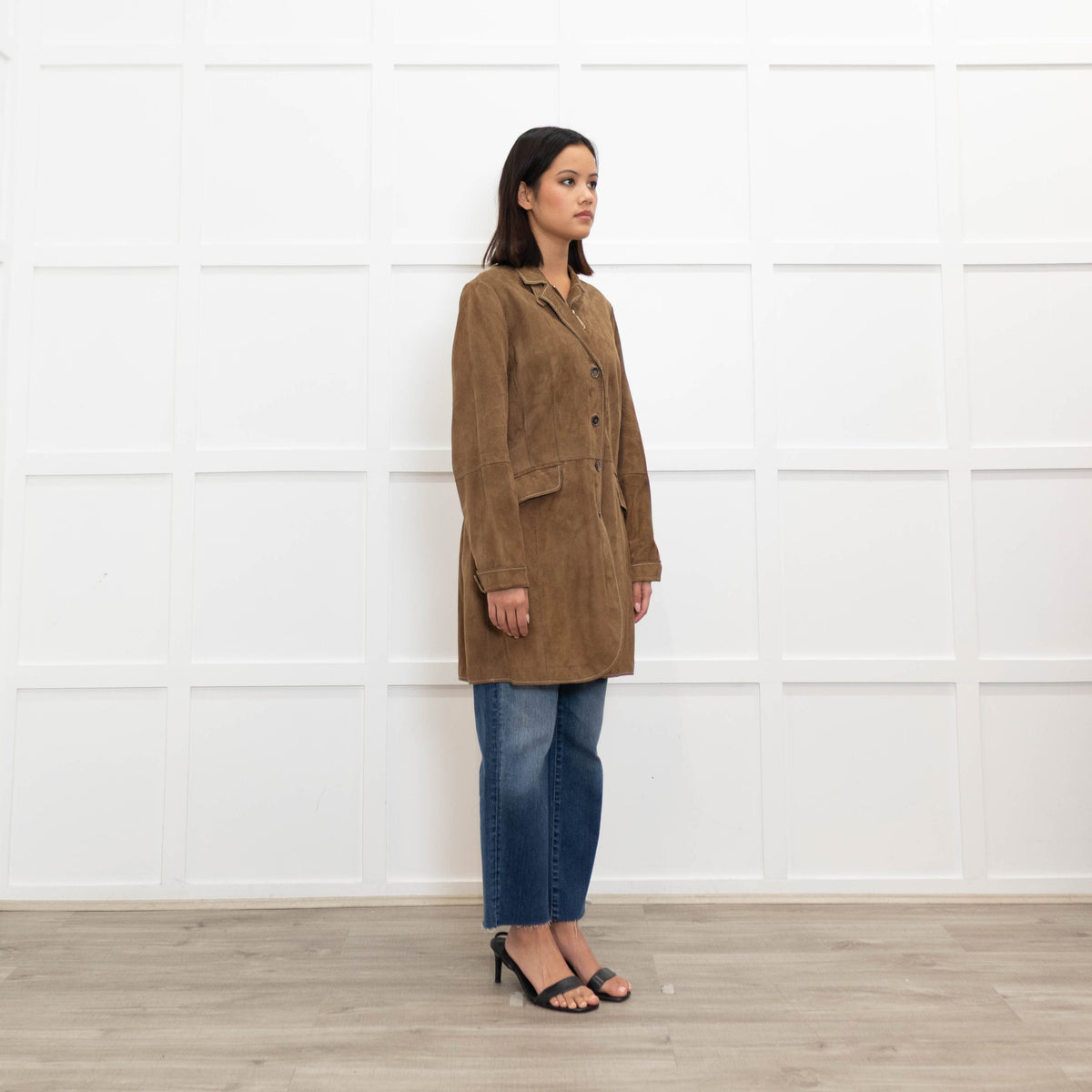 Mabrun Brown Suede Jacket