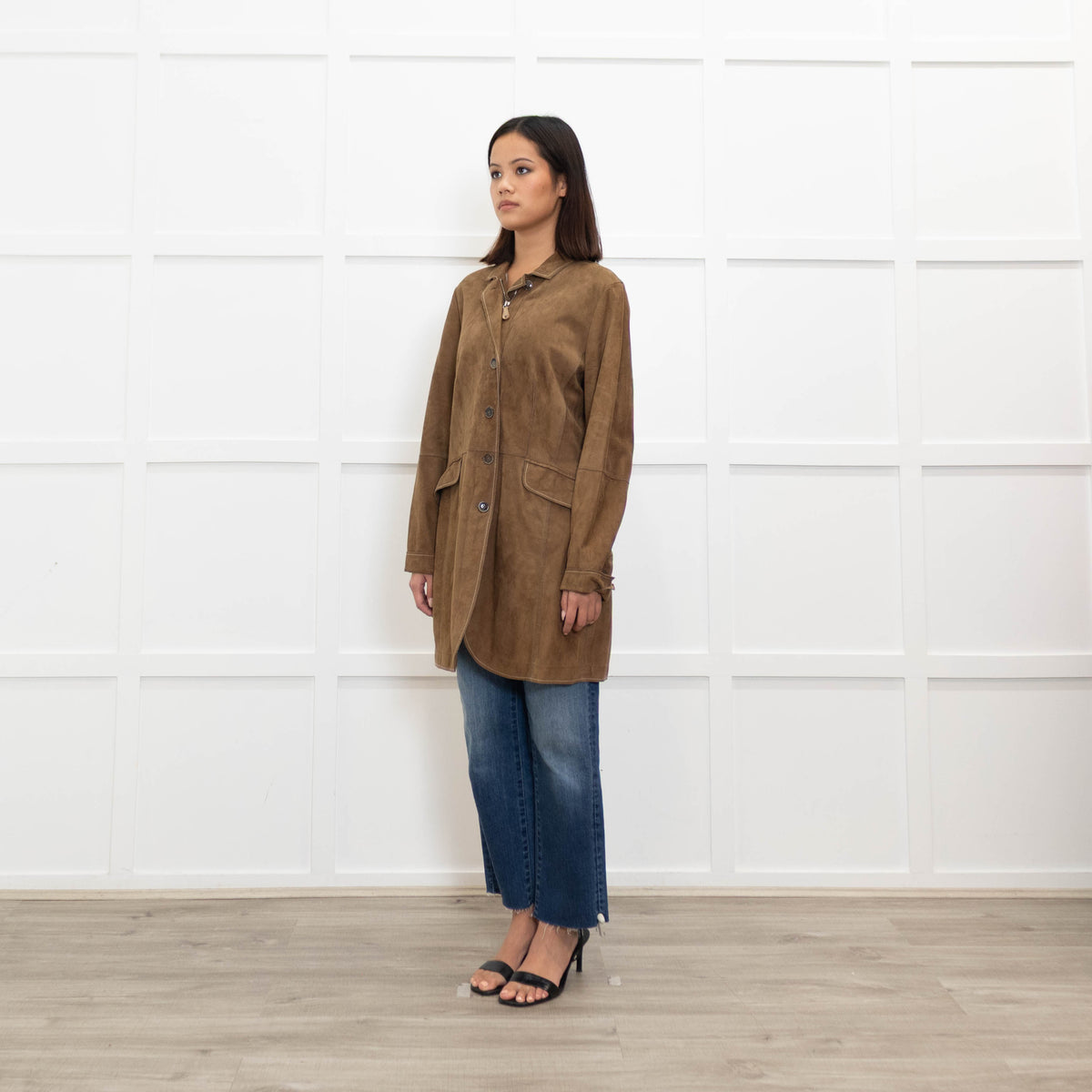 Mabrun Brown Suede Jacket