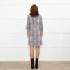 Equipment Grey Snake Pocket Front Shift Dress