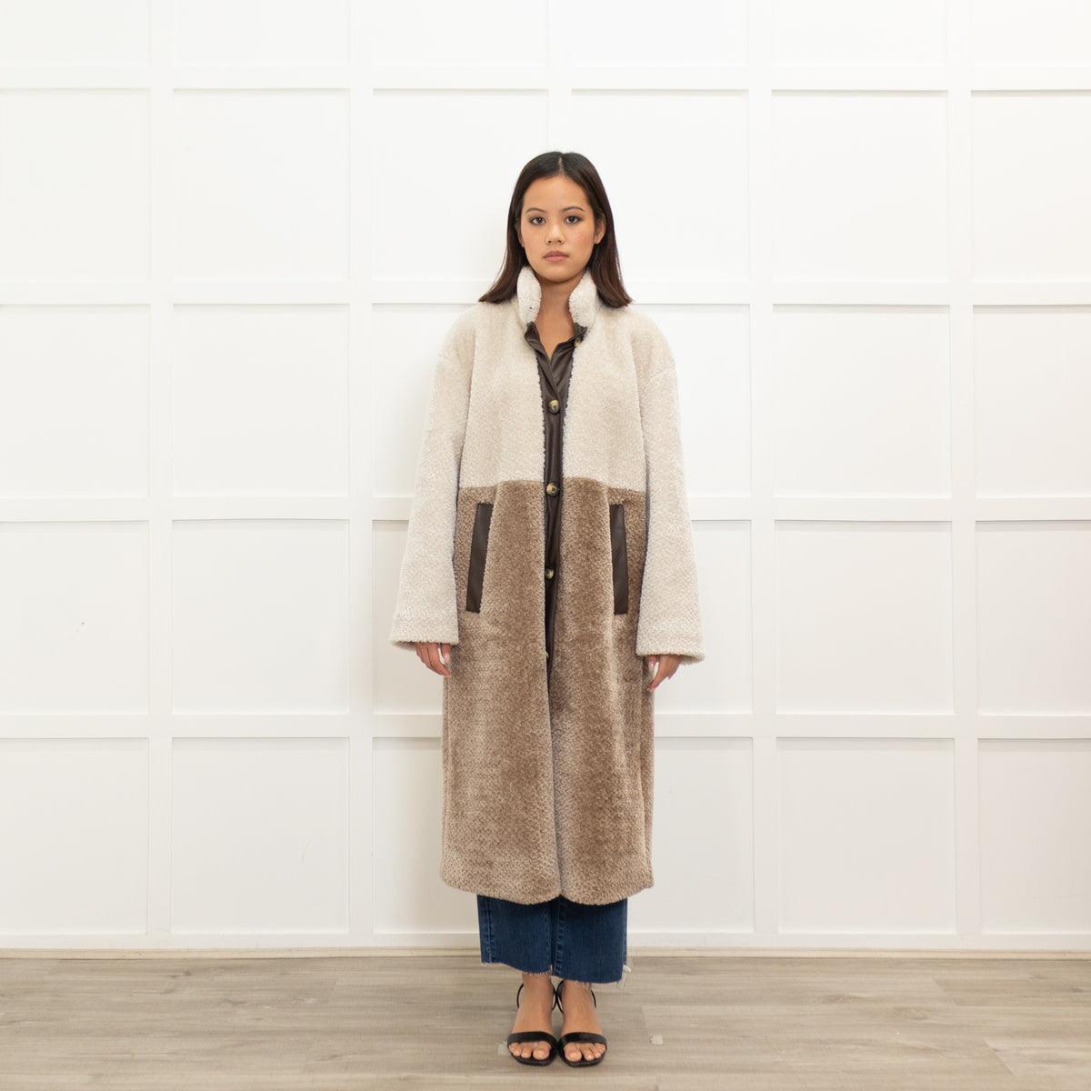 Baum und Pferdgarten Silver Birch Mix Two Tone Faux Fur Coat