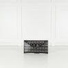 Alaia Black and White Laser Cut Envelope Clutch