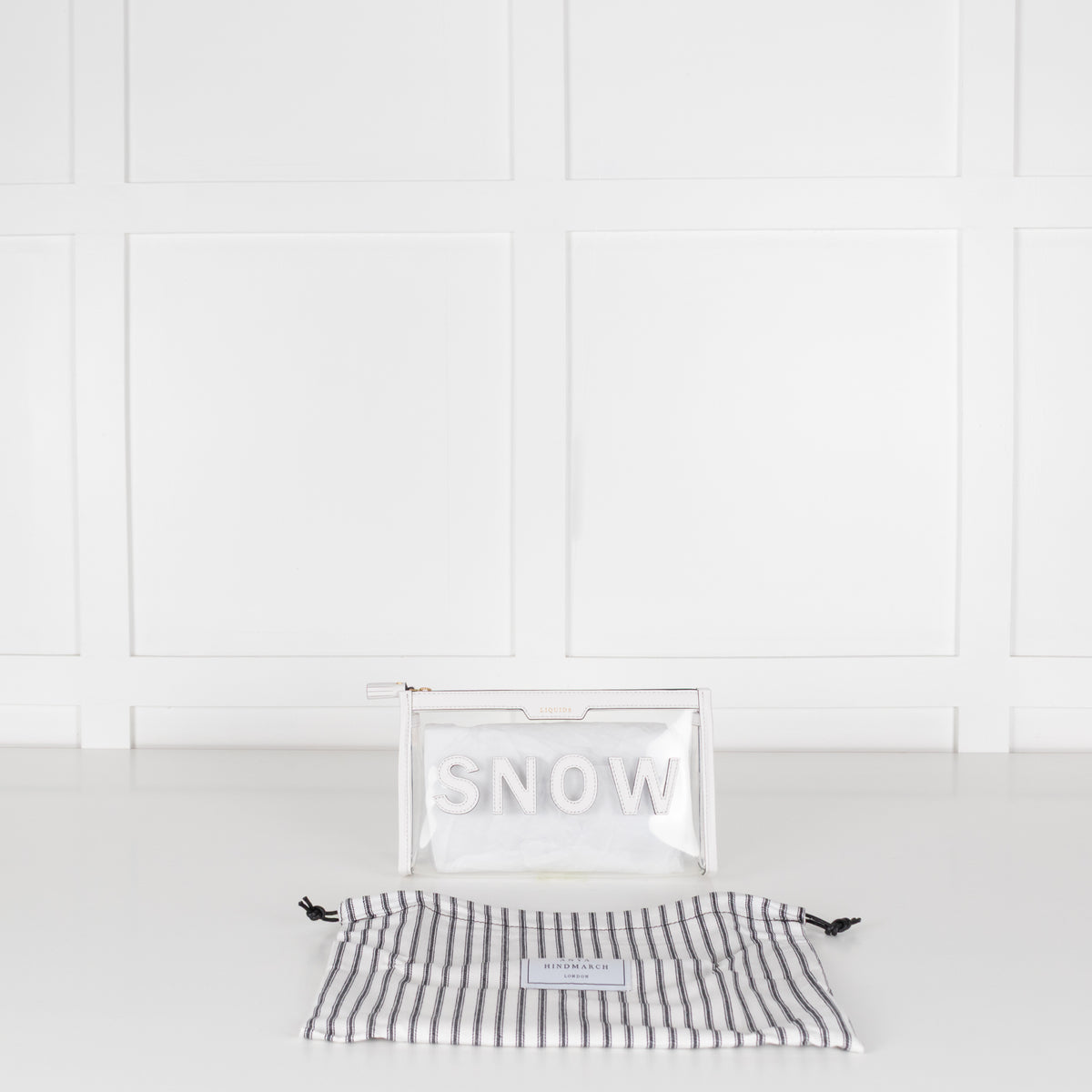 Anya Hindmarch White Snow Wash Bag