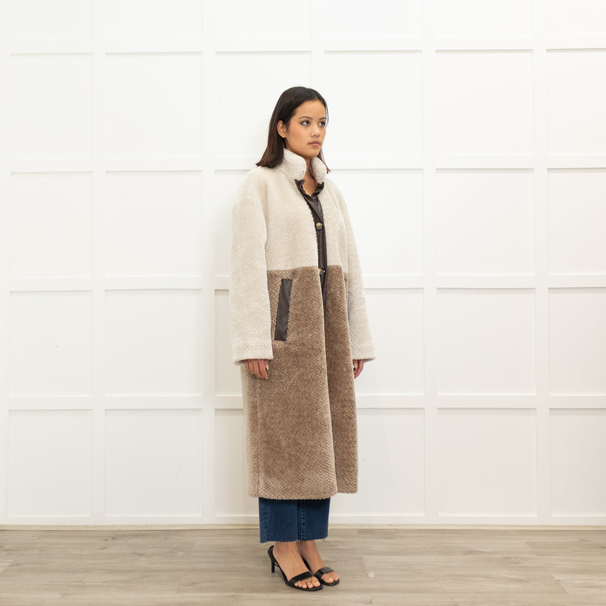 Baum und Pferdgarten Silver Birch Mix Two Tone Faux Fur Coat