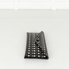Alaia Black and White Laser Cut Envelope Clutch