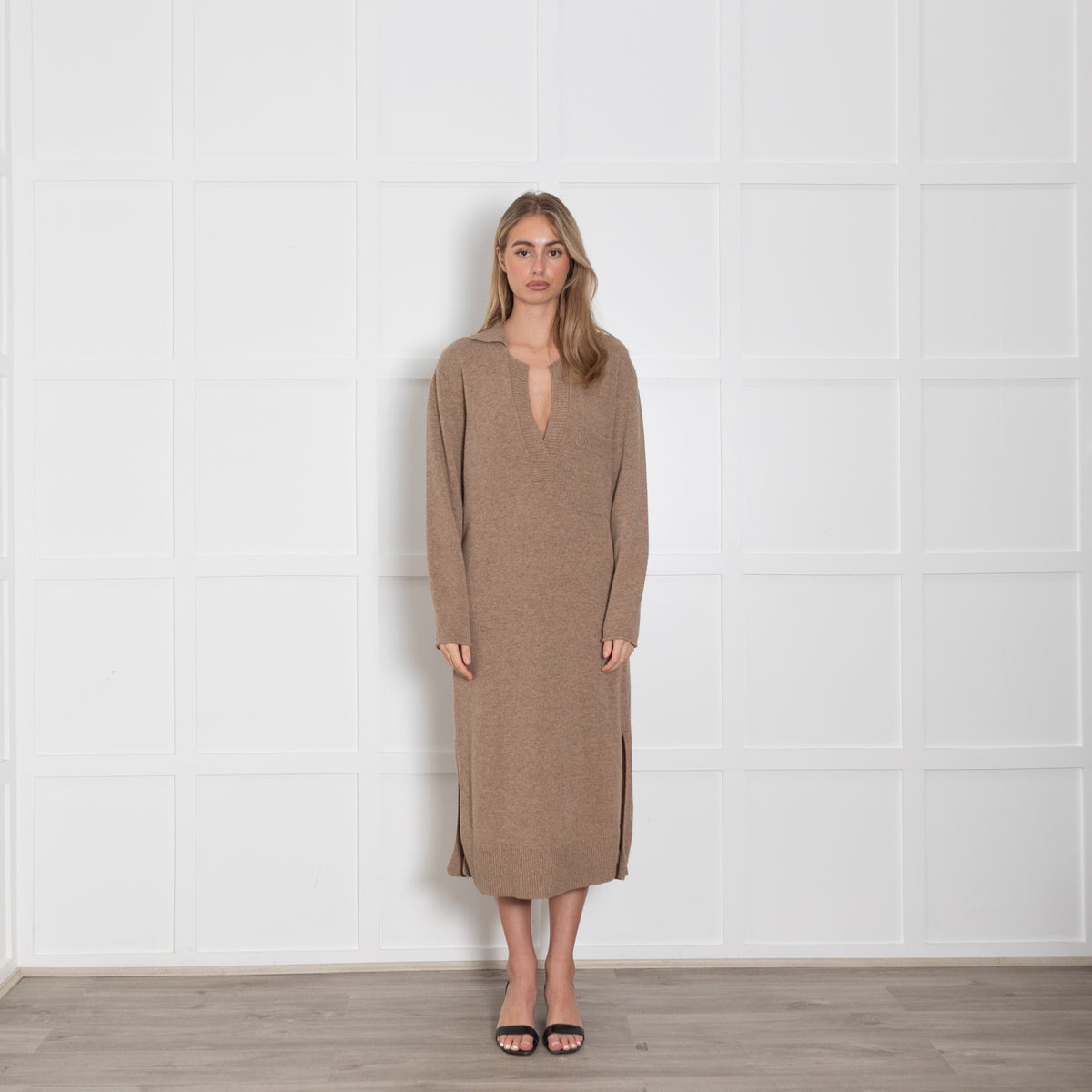 Second Female Brown Jagoda Knit Dress