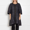 Herno Black Puffer Waisted Coat