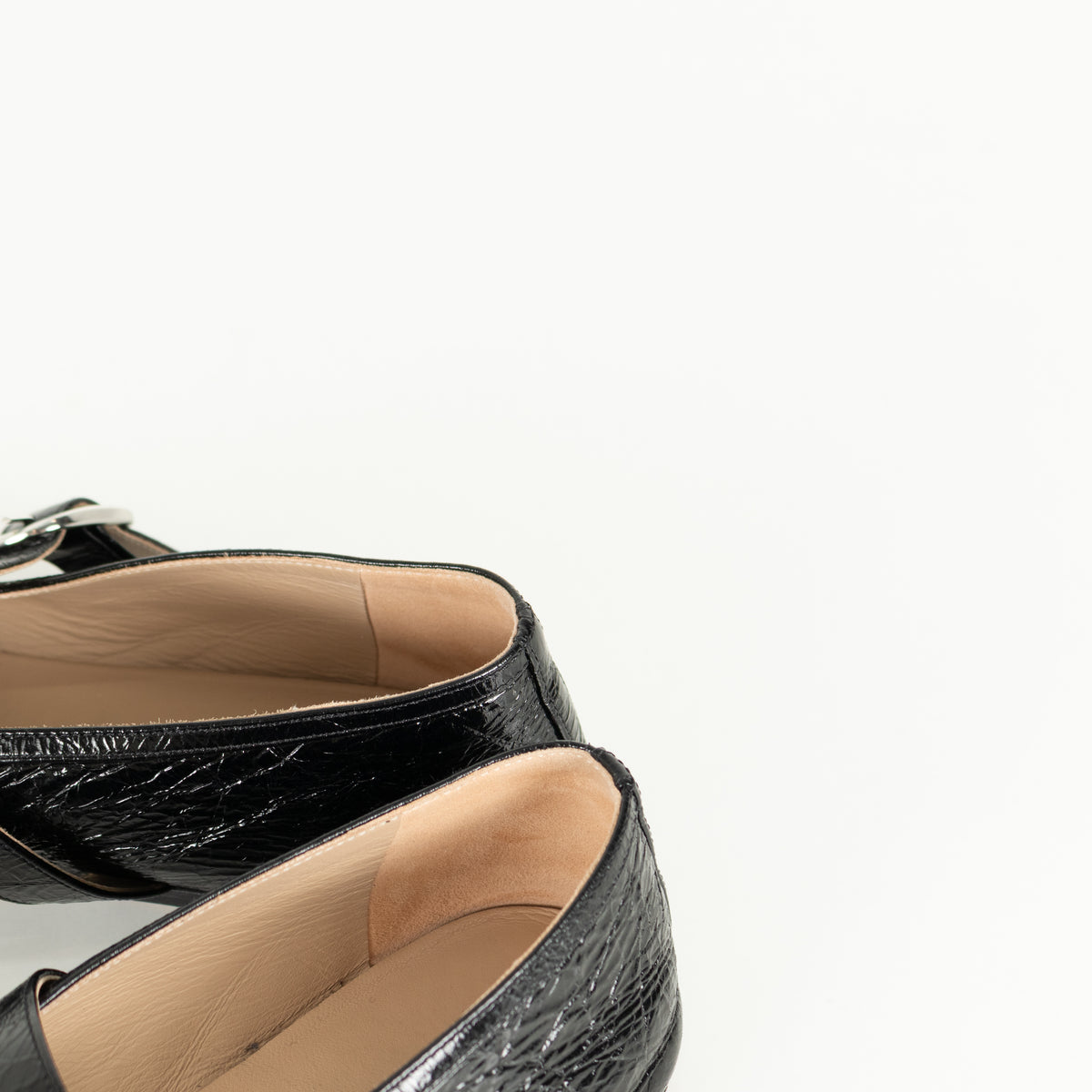 Le Monde Beryl Black Stella Patent Ballet Flats