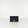 Dior Navy Cannage Diorama Wallet on Chain