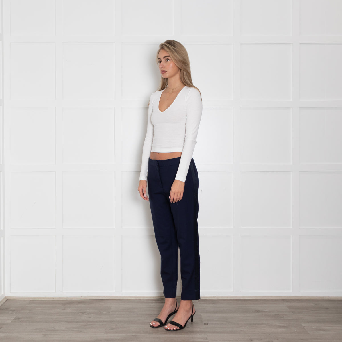 Wyse Blue Tuxedo Trousers