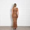 Vivienne Westwood Bronze Sequin Sleeveless Maxi Dress