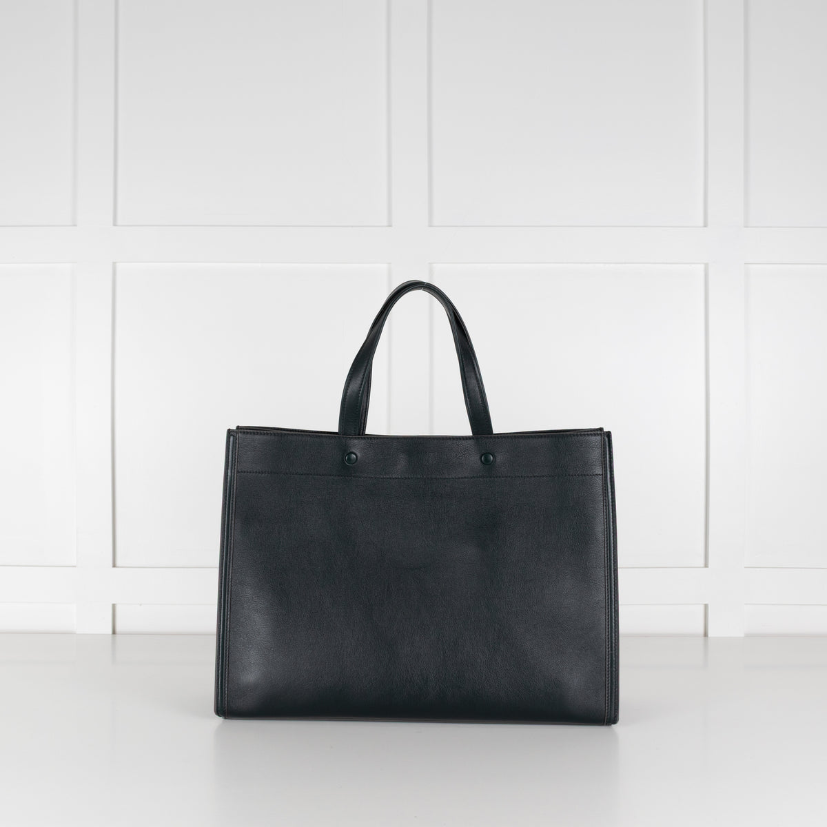 Back view of Anya Hindmarch black Large Tote handbag