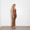 Vivienne Westwood Bronze Sequin Sleeveless Maxi Dress