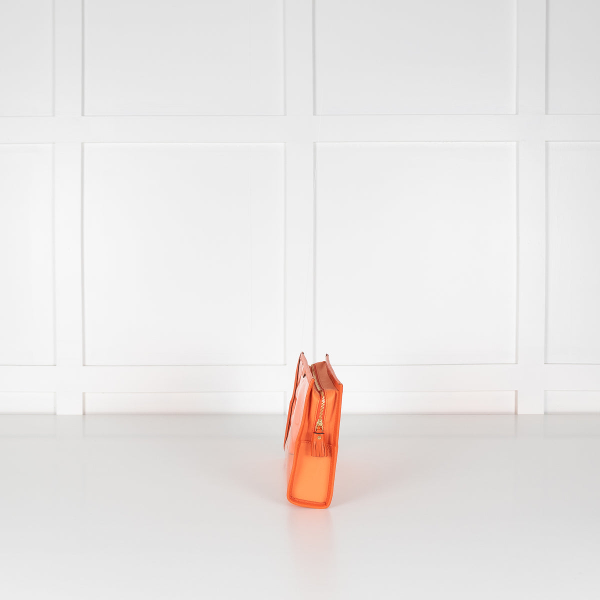 Anya Hindmarch Orange Sun Wash Bag