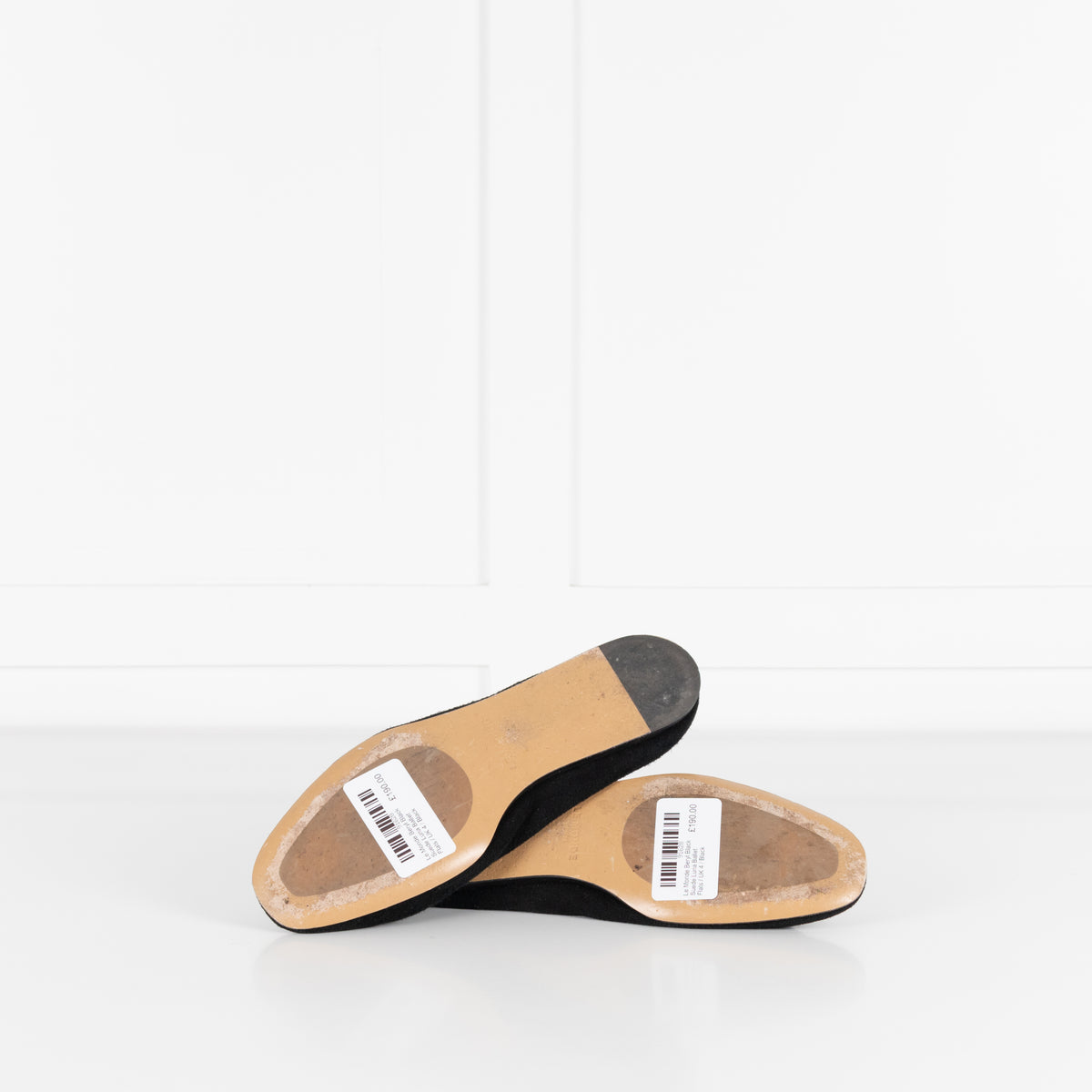 Le Monde Beryl Black Suede Luna Ballet Flats