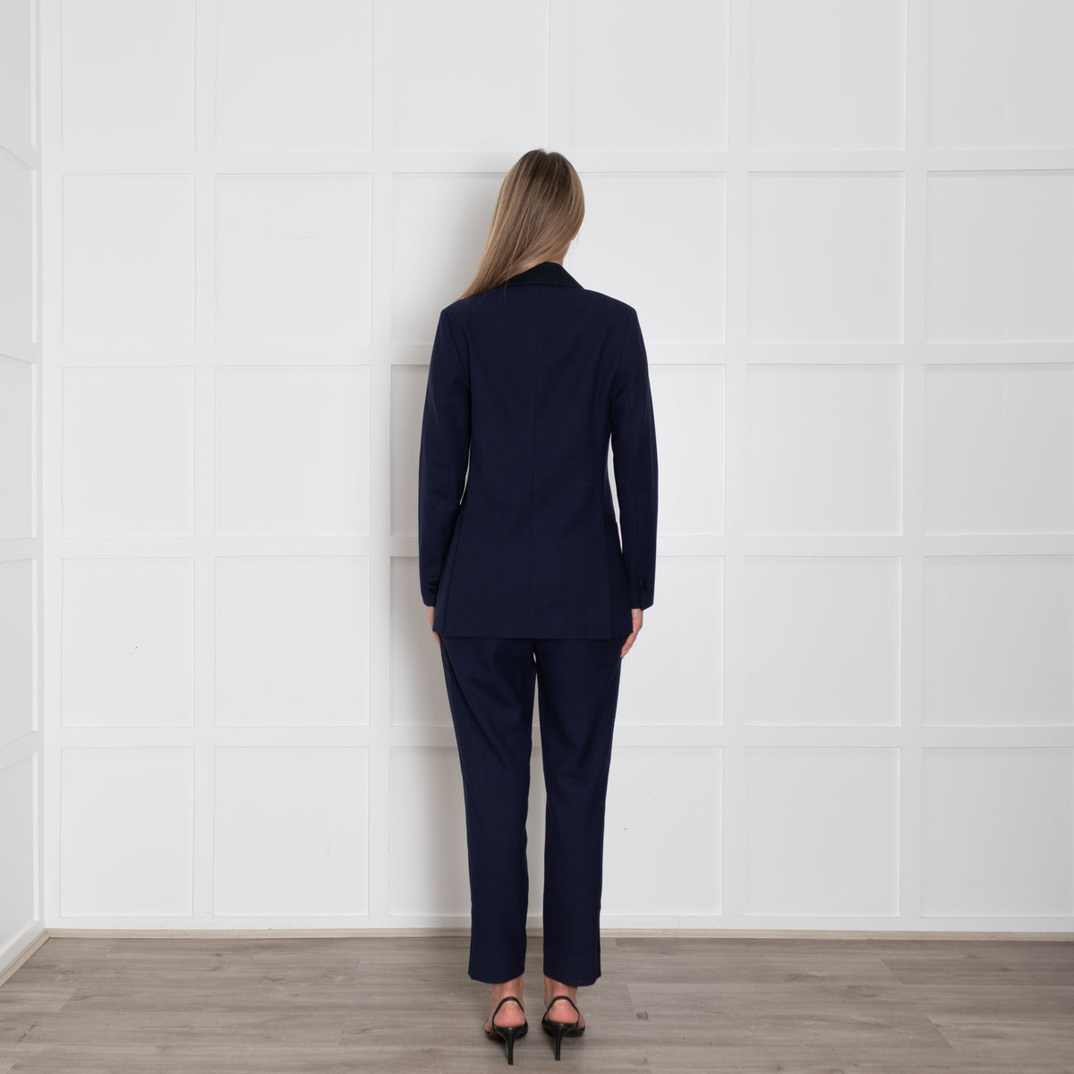 Wyse London Navy Tuxedo Jacket