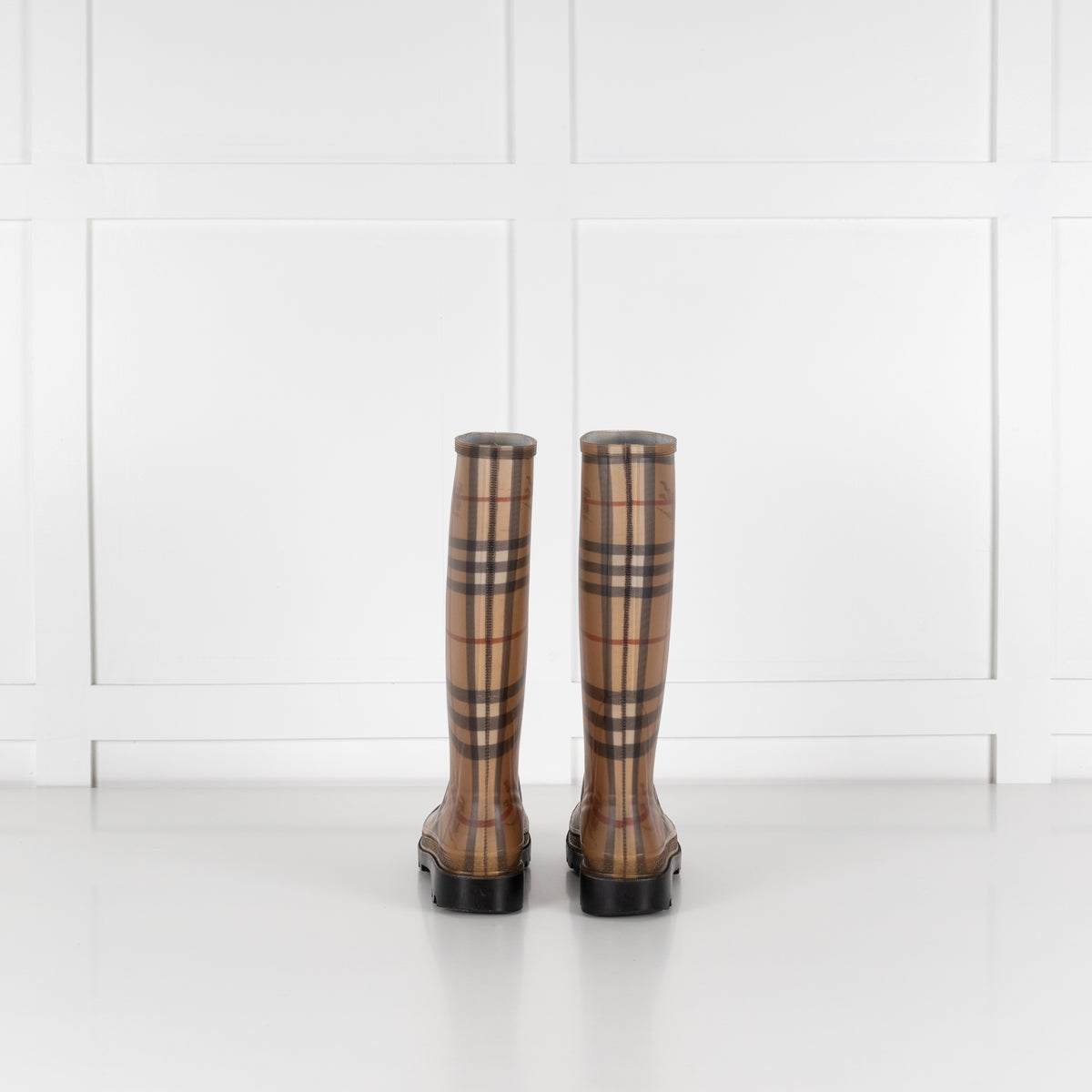 Burberry Haymarket Rainboots