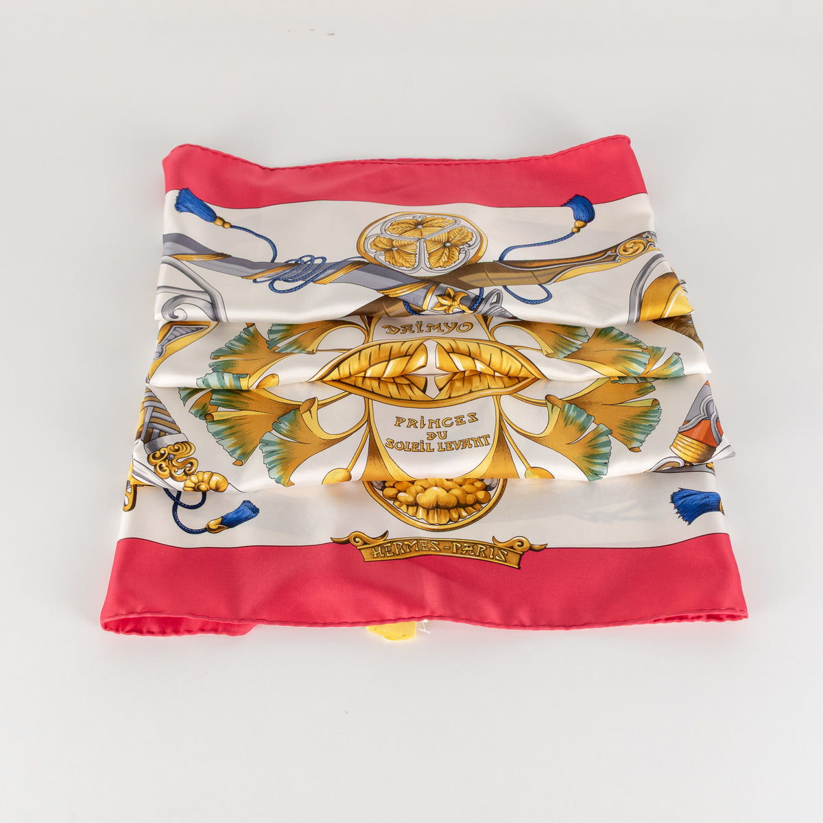 Hermes Silk 'Daimyo - Princes du Soleil Levant' Multicoloured Scarf