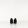 Balenciaga Black Knit Court Shoes