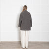 Raey Grey Oversized Wool Blend Coat