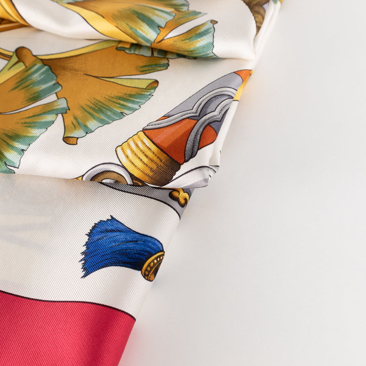 Hermes Silk 'Daimyo - Princes du Soleil Levant' Multicoloured Scarf