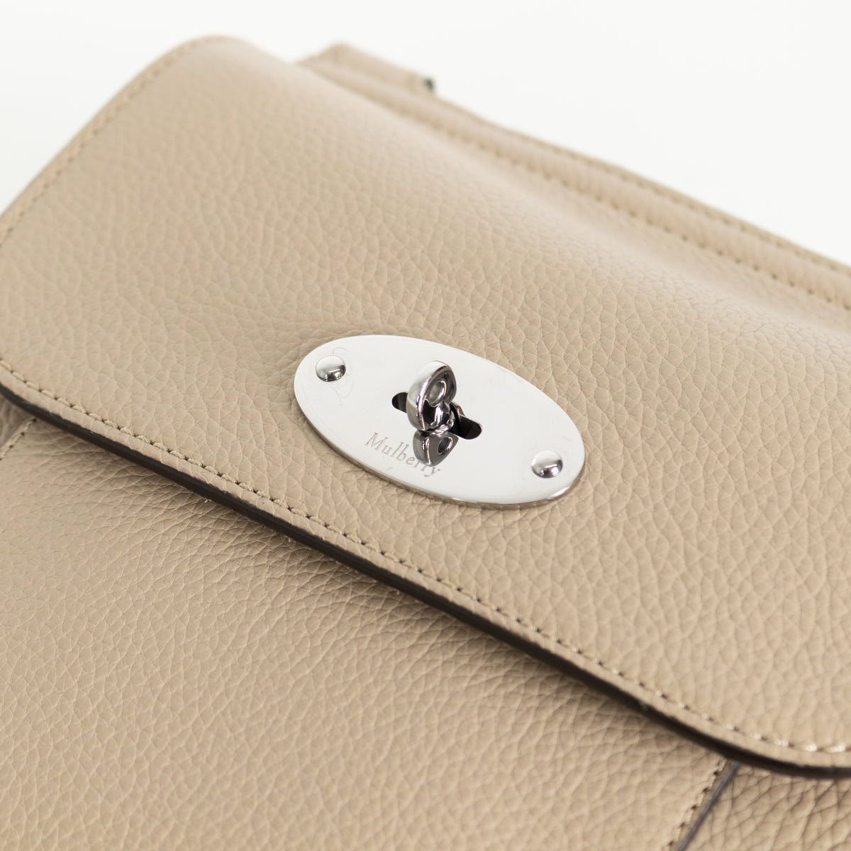 Mulberry Antony Small Taupe Crossbody Bag