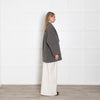 Raey Grey Oversized Wool Blend Coat