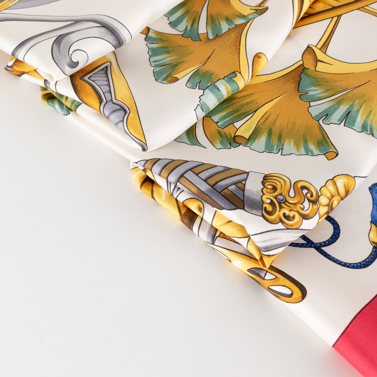 Hermes Silk 'Daimyo - Princes du Soleil Levant' Multicoloured Scarf